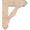 Ekena Millwork Funston Arts and Crafts Smooth Bracket w/ Offset Brace, Douglas Fir, 7 1/2"W x 24"D x 28"H BKT0806X24X28FST03SDF - alternate 4